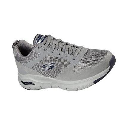 Férfi Skechers Arch Fit - Servitica Edzőcipő Szürke | HU5739E