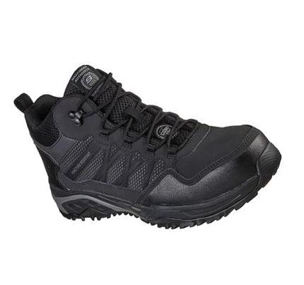 Férfi Skechers Azbar - Arturas Comp Toe Munkacipő Fekete | HU4336R