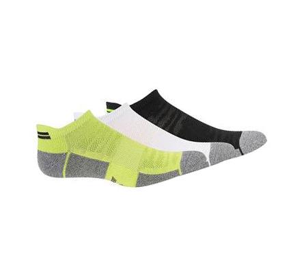Férfi Skechers Bamboo Low Cut - 3 Pack Zokni Sárga | HUA0393