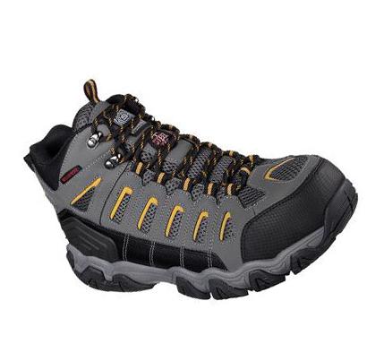 Férfi Skechers Blais - Bixford ST Munkacipő Sötétszürke | HU5586B