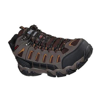 Férfi Skechers Blais - Bixford ST Munkacipő Sötétbarna | HU5611G