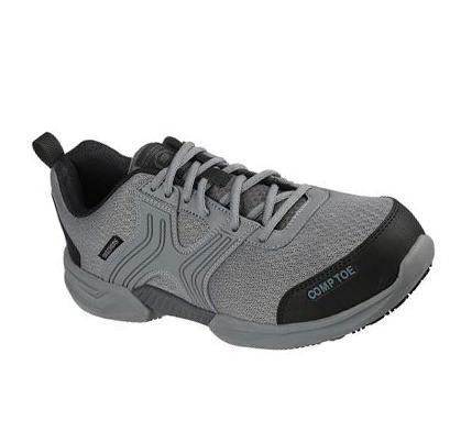 Férfi Skechers Bomal Comp Toe Munkacipő Szürke | HU48110