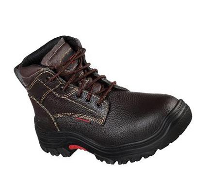 Férfi Skechers Burgin - Tarlac ST Munkacipő Barna | HU5786L