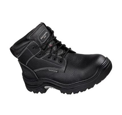 Férfi Skechers Burgin - Tarlac ST Munkacipő Fekete | HU58118
