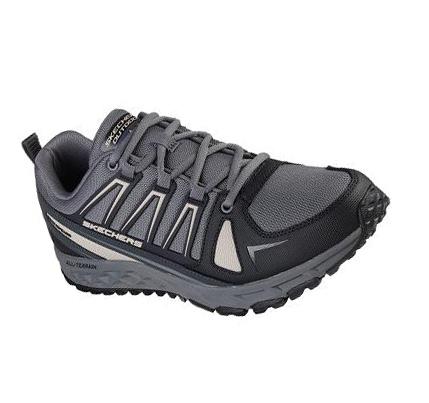 Férfi Skechers Escape Plan - Road Peak Túracipő Szürke Fekete | HU5508B