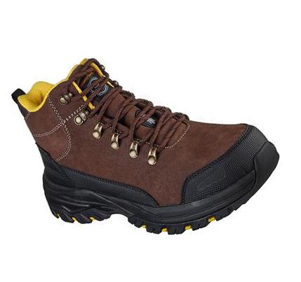 Férfi Skechers Fannter - Dezful ST Munkacipő Barna | HU4236A