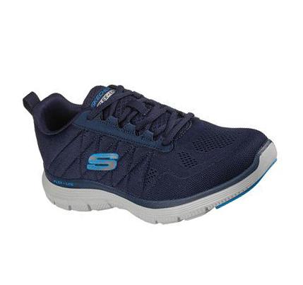 Férfi Skechers Flex Advantage 4.0 - Valkin Edzőcipő Sötétkék | HU3800W