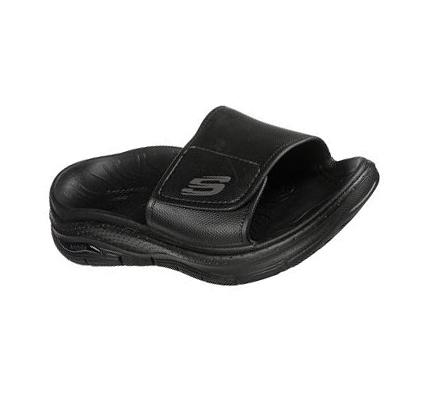 Férfi Skechers Foamies: Arch Fit - Feelin Fresh Szandál Fekete | HU64333