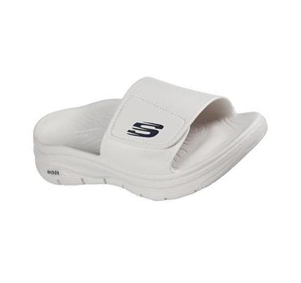 Férfi Skechers Foamies: Arch Fit - Feelin Fresh Szandál Fehér | HU6508L