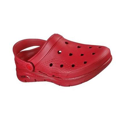 Férfi Skechers Foamies: Arch Fit - Valiant Slip Ons Piros | HU4818L