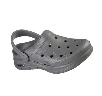 Férfi Skechers Foamies: Arch Fit - Valiant Slip Ons Szürke | HU4857G