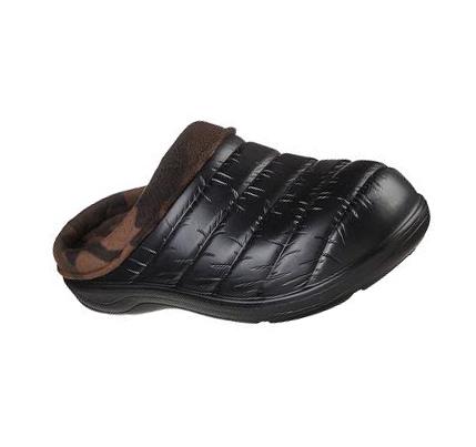 Férfi Skechers Foamies: Cozy Camper Bélelt - Mellow Vibe Papucs Fekete Színes | HU7158L