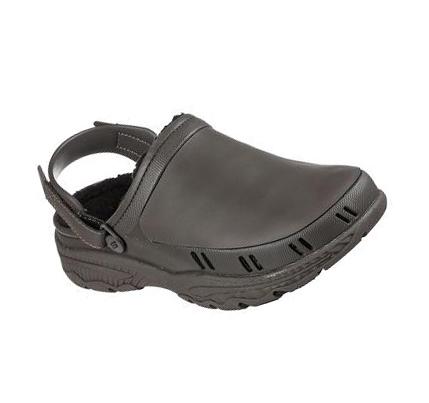 Férfi Skechers Foamies: Creston Ultra Bélelt - Cozy Vibez Papucs Khaki | HU7258W