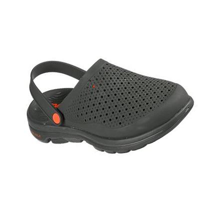 Férfi Skechers Foamies: GO WALK 5 - Past Time Slip Ons Olivazöld | HU3843G