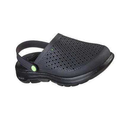 Férfi Skechers Foamies: GO WALK 5 - Past Time Slip Ons Fekete | HU3857X