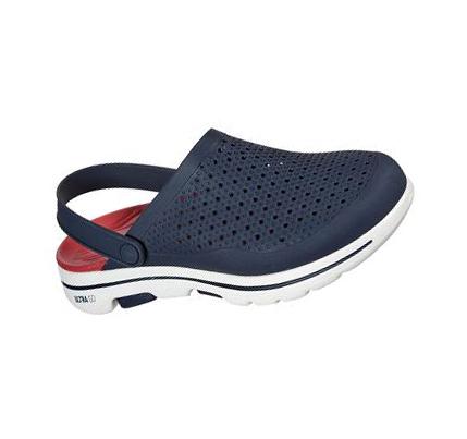 Férfi Skechers Foamies: GOwalk 5 - Astonished Slip Ons Sötétkék Piros | HU4082A