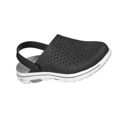 Férfi Skechers Foamies: GOwalk 5 - Astonished Slip Ons Fekete Szürke | HU4107Q