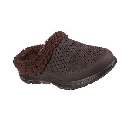 Férfi Skechers Foamies: GOwalk 5 - Relax Papucs Csokoládé | HU70580