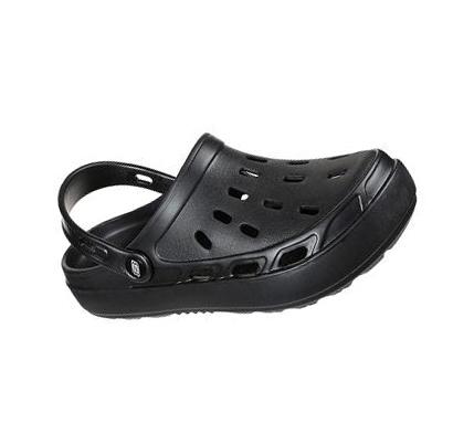 Férfi Skechers Foamies: Swifters - Steady Slip Ons Fekete | HU37820