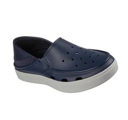 Férfi Skechers Foamies: Vista - Crossroads Slip Ons Sötétkék | HU4032K