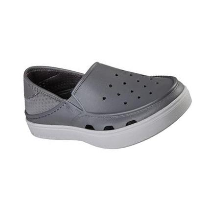 Férfi Skechers Foamies: Vista - Crossroads Slip Ons Szürke | HU40570