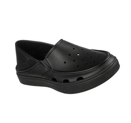 Férfi Skechers Foamies: Vista - Crossroads Slip Ons Fekete | HU40680