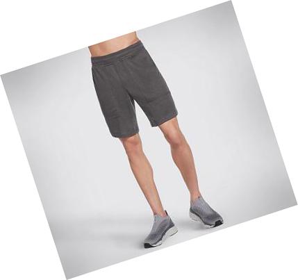 Férfi Skechers GOKNIT PIQUE 9 Inch Rövidnadrág Szürke | HU3425E
