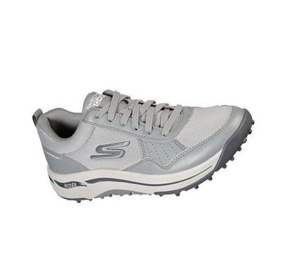 Férfi Skechers GO GOLF Arch Fit - Line Up Golf Cipő Szürke | HUA5080