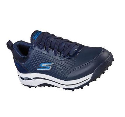 Férfi Skechers GO GOLF Arch Fit - Set Up Golf Cipő Sötétkék Kék | HUA433B