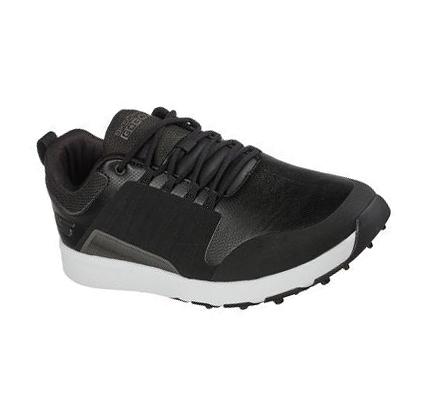 Férfi Skechers GO GOLF Elite 4 - Victory Golf Cipő Fekete Fehér | HUI7085
