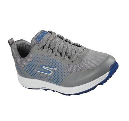 Férfi Skechers GO GOLF Elite 5 Sport Golf Cipő Szürke Kék | HUI4830