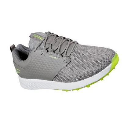 Férfi Skechers GO GOLF Elite V.4 - Prestige RF Golf Cipő Szürke Világos Zöld | HUI358L