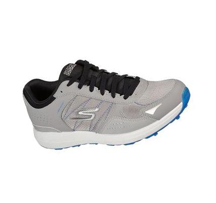 Férfi Skechers GO GOLF Max - Lynx Golf Cipő Szürke Kék | HUI2080