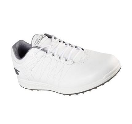 Férfi Skechers GO GOLF Pivot Golf Cipő Fehér | HUI258S