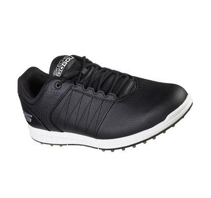 Férfi Skechers GO GOLF Pivot Golf Cipő Fekete | HUI283X