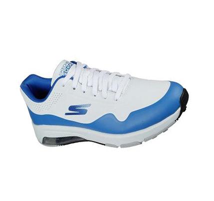 Férfi Skechers GO GOLF Skech-Air - Dos Golf Cipő Fehér Kék | HUI308L