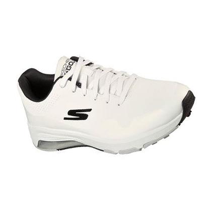 Férfi Skechers GO GOLF Skech-Air - Dos Golf Cipő Fehér Fekete | HUI3334
