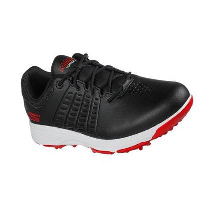 Férfi Skechers GO GOLF Torque 2 Golf Cipő Fekete Piros | HUI558A