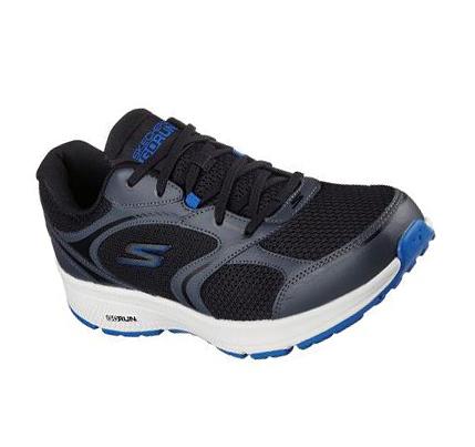 Férfi Skechers GO RUN Consistent - Specie Edzőcipő Fekete Kék | HU4612S