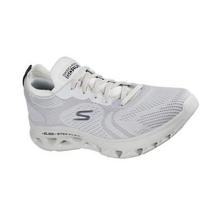 Férfi Skechers GO RUN Glide-Step Flex - Radar Edzőcipő Fehér Fekete | HU65893