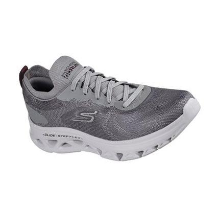 Férfi Skechers GO RUN Glide-Step Flex - Radar Edzőcipő Szürke | HU6612L