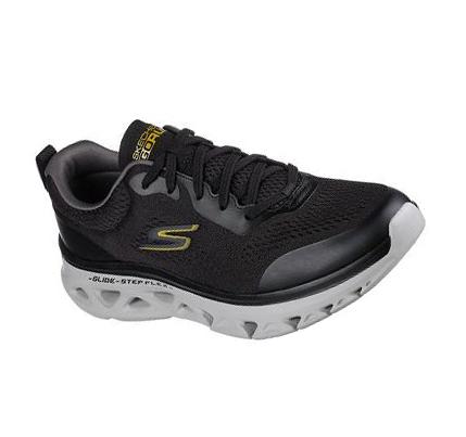 Férfi Skechers GO RUN Glide-Step Flex Futócipő Fekete | HU6575D