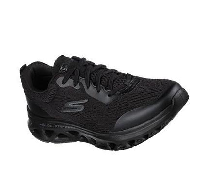 Férfi Skechers GO RUN Glide-Step Flex Futócipő Fekete | HU6587X