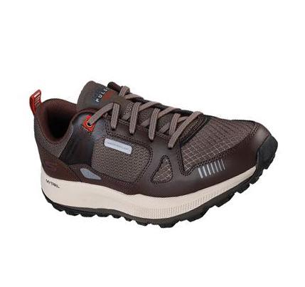 Férfi Skechers GO RUN Pulse Trail - Ultra Radius Túracipő Barna | HU3383P