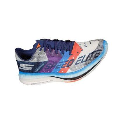 Férfi Skechers GO RUN Speed Elite Hyper Futócipő Fehér Színes | HU48890