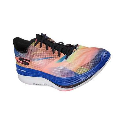 Férfi Skechers GO RUN Speed Freek - Intense Futócipő Fekete Színes | HU4912A