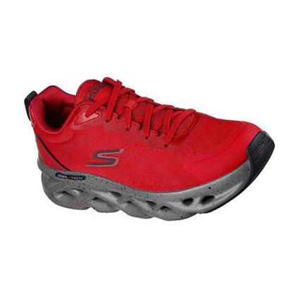 Férfi Skechers GO RUN Swirl Tech - Breeze Futócipő Piros | HU6500A
