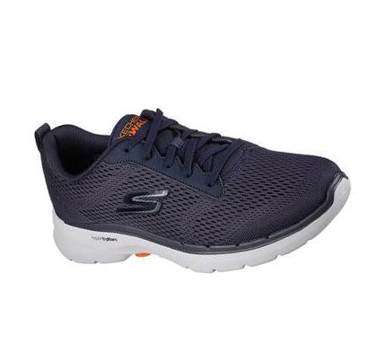 Férfi Skechers GO WALK 6 - Avalo Gyalogló Cipő Sötétkék | HU5050L