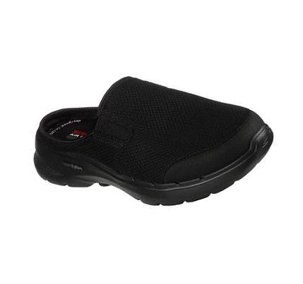 Férfi Skechers GO WALK 6 - Cabrio Gyalogló Cipő Fekete | HU7939X