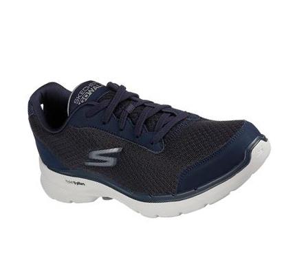 Férfi Skechers GO WALK 6 - Roca Gyalogló Cipő Sötétkék | HU5039G